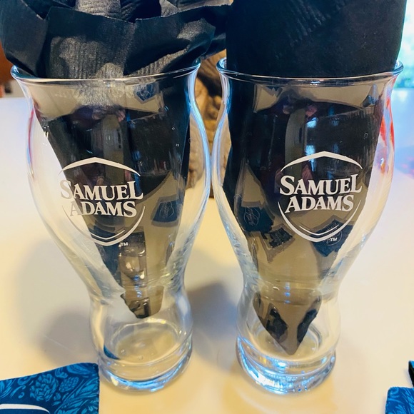 SAM ADAMS GIFT SET NEW GLASSES KOOZIES AND CREDIT CARD BOTTLE OPENER - Picture 2 of 7